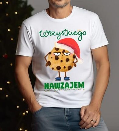 Męska świąteczna koszulka na prezent pod choinkę