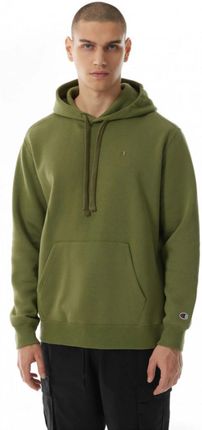 Męska bluza dresowa nierozpinana z kapturem Champion Crewneck Hooded Sweatshirt - zielona