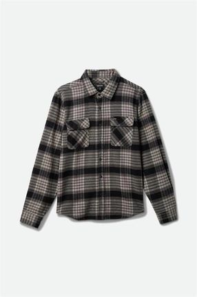 koszula BRIXTON - Bowery L S Flannel Black Light Grey Charcoal (BKLGC) rozmiar: M