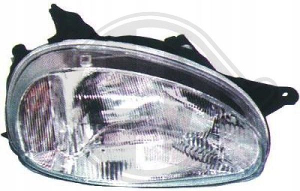 Lampa Przednia Diederichs Reflektor Do Opel Corsa B 93-00 1812080 ...