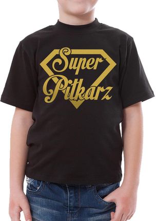 Super piłkarz - koszulka dziecięca - złoty nadruk