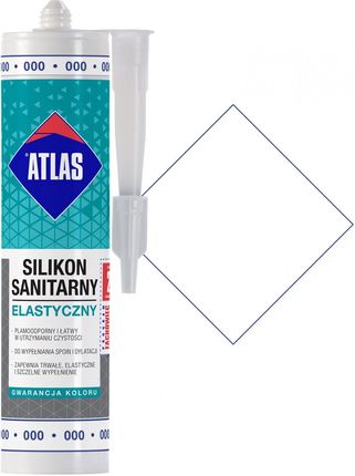 Atlas Silikon elastyczny bezbarwny 000 280 ml