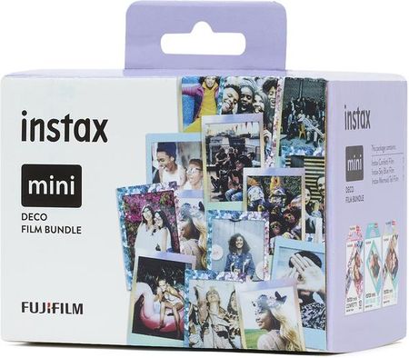 Wkłady Fujifilm Instax Mini Glossy 3x10 Bundle Deco