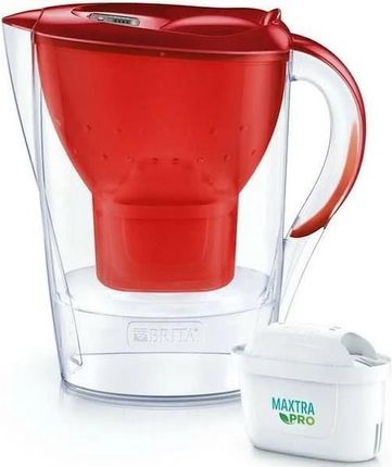 Dzbanek filtrujący BRITA Marella Czerwony 2,4 L + filtr MAXTRA PRO All in One