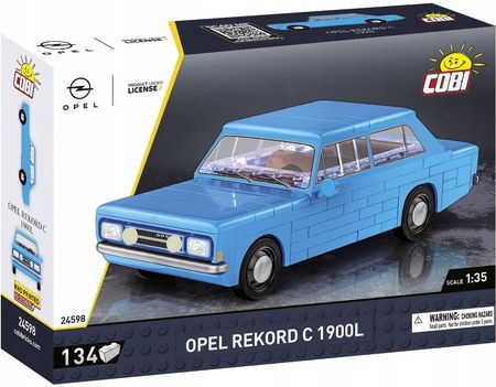 Cobi Klocki 24598 Samochód Opel Record C 1900L Youngtimer Collection 134El.