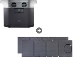 Ecoflow Delta Stacja Zasilająca + Panel Solarny 110W Szt 2 Z Przeglądem Zerowym Delta+2Xpanel110W