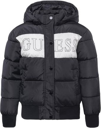 Dziecięca Kurtka zimowa pikowana Guess Hooded LS Padded Jacket J3Bl04Wb240-Jblk – Czarny