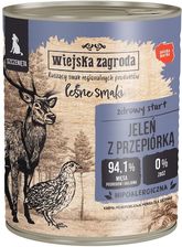 Wiejska Zagroda Leśne Smaki Dla Szczeniąt Jeleń Z Przepiórką 6X800G