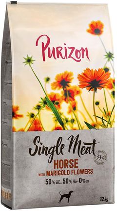 Purizon Single Meat Adult Konina Z Batatami I Kwiatami Nagietka 12kg