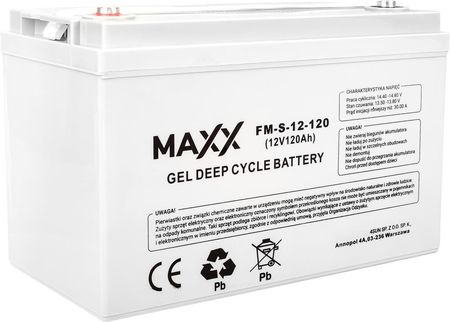 Maxx Żelowy 120Ah 12V - zdjęcie 4