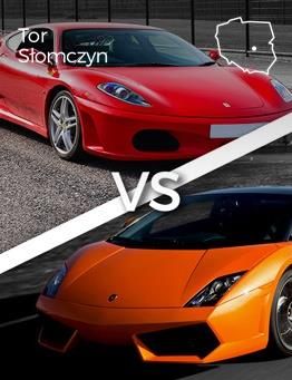 Lamborghini Gallardo vs Ferrari F430 - Tor Słomczyn