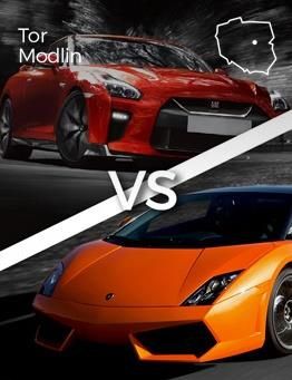 Lamborghini Gallardo vs Nissan GTR - Tor Modlin
