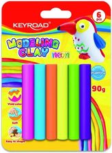 Zdjęcie Keyroad Plastelina Keyroad 6X15G Neon Blister Mix Kolorów - Lubsko