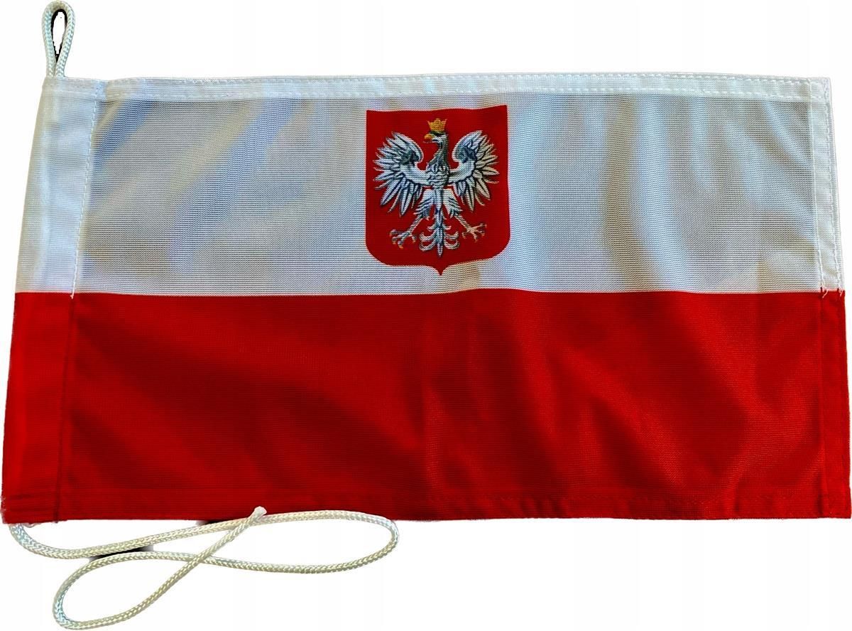 Bandera Flaga Polska 30X50Cm Na Jacht Poliester - Ceny i opinie - Ceneo.pl