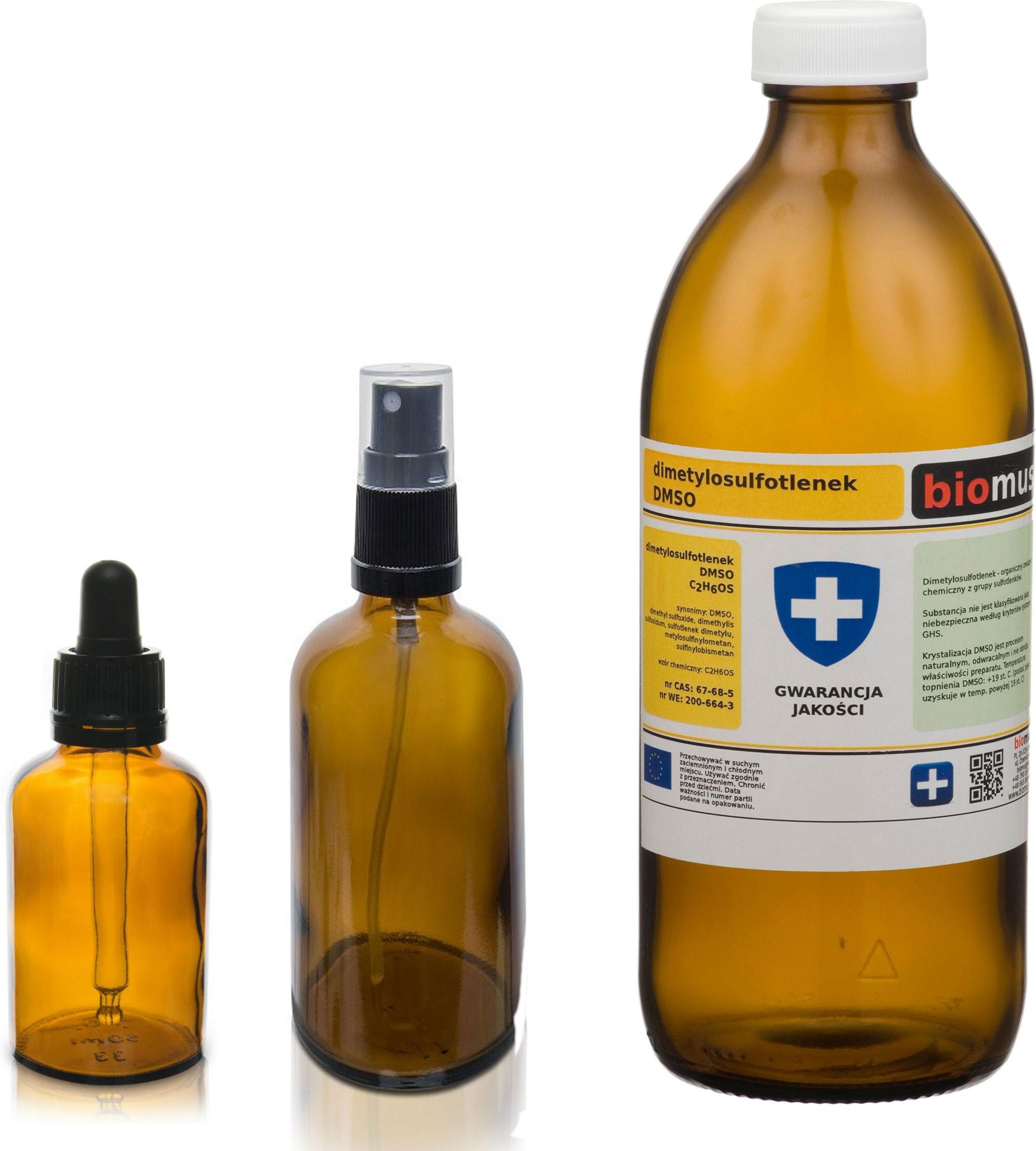 DMSO Dimethylsulfoxid Reines GLAS 250ml BIOMUS