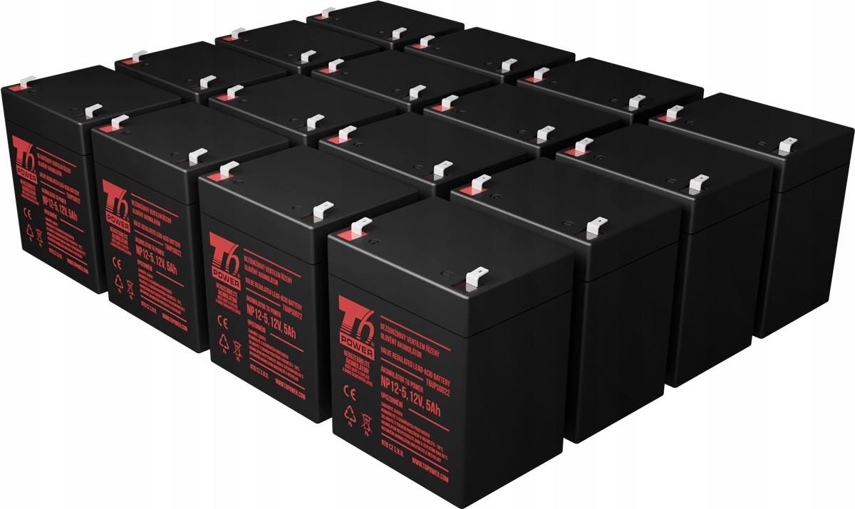 Jeu De Batteries T6 Power Pour APC Smart-UPS SC250RMI1U - 6V 96VAh
