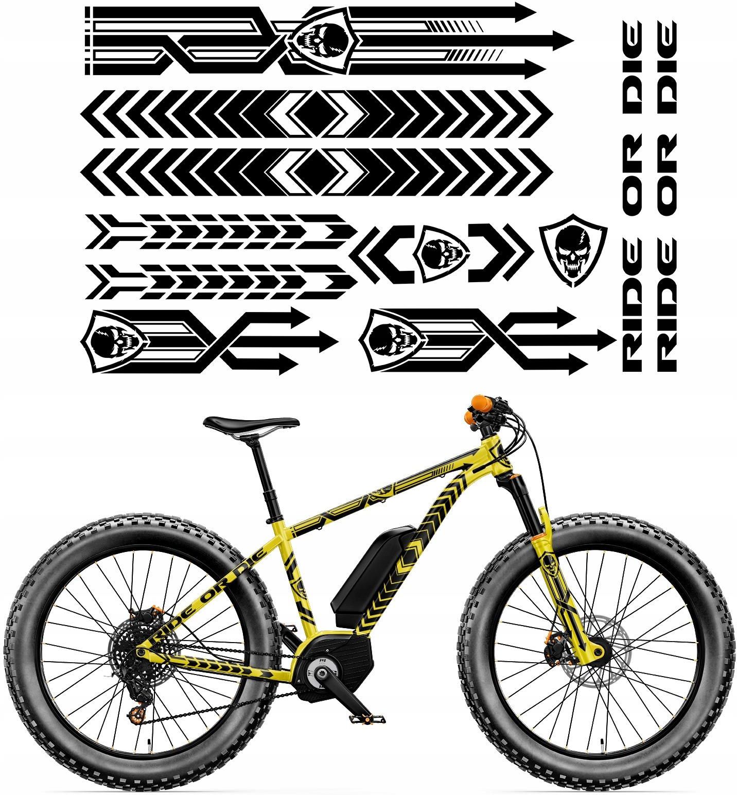 Zestaw Naklejek Uniwersalnych Na Rower Ride Or Die Ceny i opinie Ceneo.pl