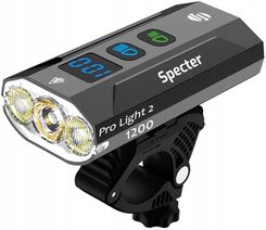 Zdjęcie Lampka Rowerowa Specter Prolight2 1200Lm 3 Led Usb - Biskupiec