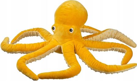 Miś Gustaw Ośmiornica Eva Pluszowa Maskotka Octopus 80Cm Żółty
