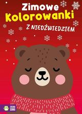 Zdjęcie Zimowe kolorowanki z niedźwiedziem - Wasilków