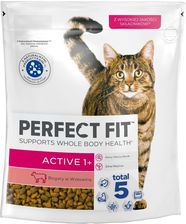 Zdjęcie Perfect Fit Active 1+ Z Wołowiną Sucha Dla Aktywnych Dorosłych Kotów 750g - Milicz