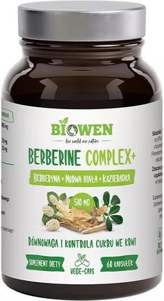 Berberine Complex+ 510 Mg Biowen 60Kaps. 