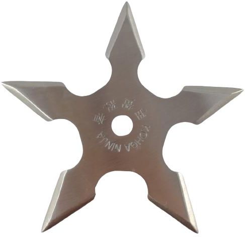 Shuriken Gwiazdka Ninja Metalowa Do Rzucania Rzutka Futerał