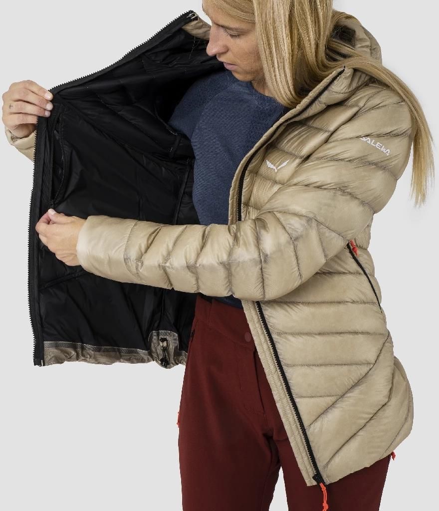 Veste Salewa Ortles Med 3 Rds Dwn Pour Femme - Veste De Sport Légère Pour Randonnée, Loisirs En Plein Air
