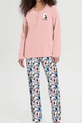 Piżama damska VAMP 19520 różowa (XL)