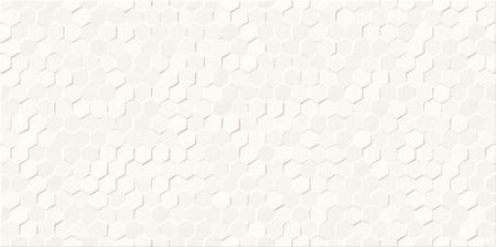 Cersanit Glazura Alterio Wt1012 White Small Hexa Str. Satin Rekt. 29.8x59,8