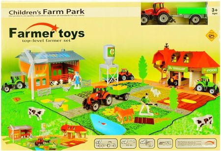 Nicola Toys Wielki Zestaw Farma Zwierzęta Traktor Stodoła 0767
