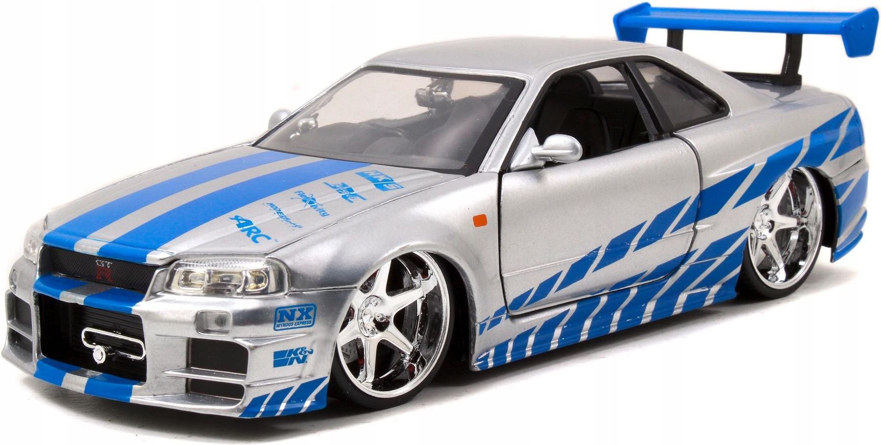 ミニカー Fast & Furious Nissan Skyline GT-R Jada Toys Nissan Skyline 2000 GT-R Szybcy i wściekli Fast