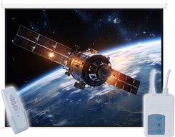 Zdjęcie Art Ekran Elektryczny 70" 107X142Cm Z Pilotem Ea-70 4:3 - Stawiski
