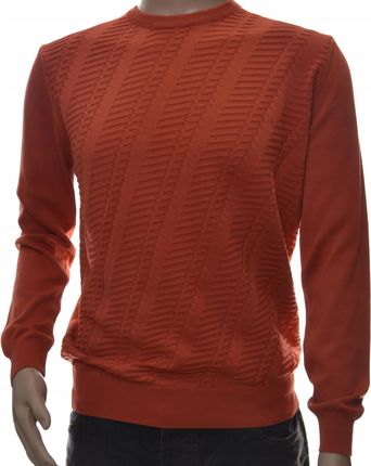 Sweter sweterek męski okrągły pod szyją M