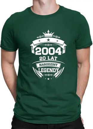 2004 Narodziny legendy 20 lat - męska koszulka z nadrukiem