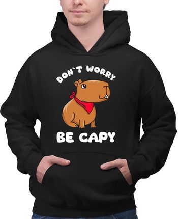 Don`t worry be Capy - męska bluza z nadrukiem