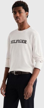 Sweter Tommy Hilfiger Monotype Graphic Crew Neck MW0MW31584 2XL Weathered White (8720644183854)