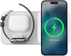 Nomad Base One Max Ładowarka Do Telefonu 3W1 Z Magsafe Srebrny (NM01310785)