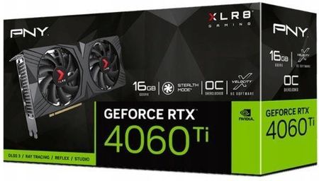 新品 RTX 4060 Ti 16GB PNY PNY GeForce RTX 4060 Ti 16GB XLR8 ゲーミング VERTO EPIC-X