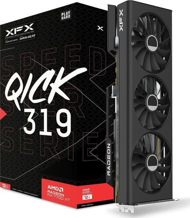 Xfx Speedster QICK 319 Radeon RX 7700 XT Black Edition 12GB GDDR6 (RX77TQICKB9)
