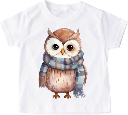 Koszulka dla dziecka z sową zwierzak3