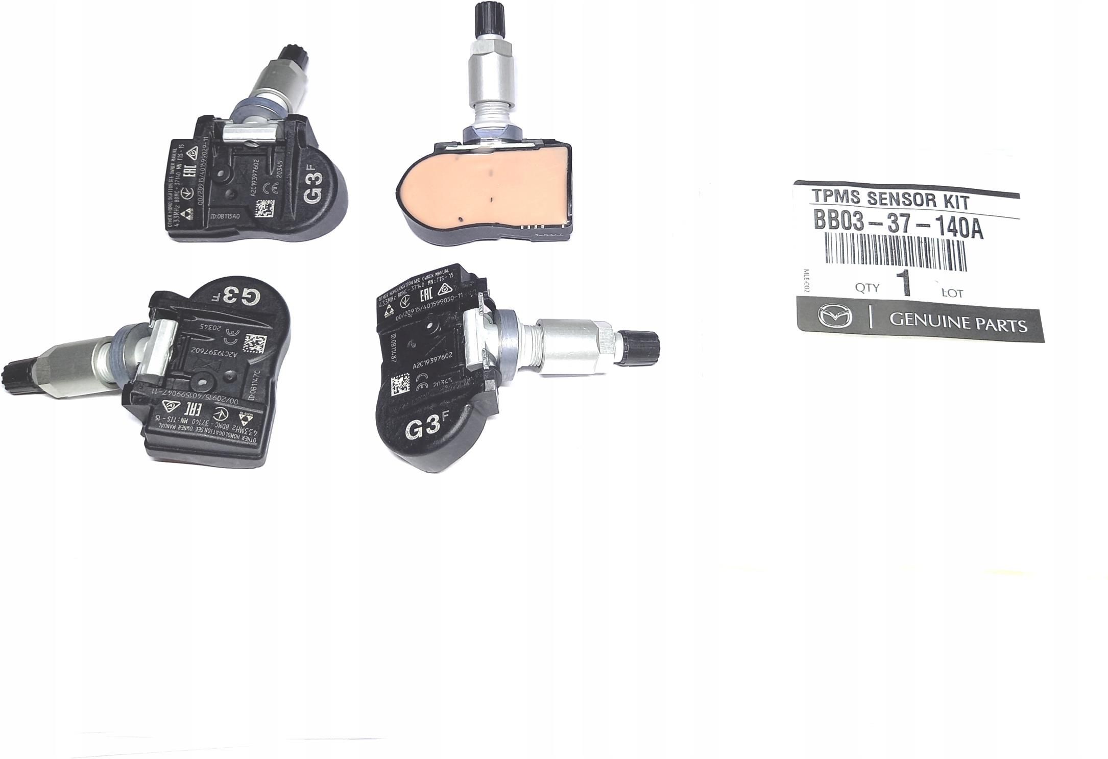 Mazda Czujniki Ciśnienia W Kole Tpms Bdmc37140 BB0337140A