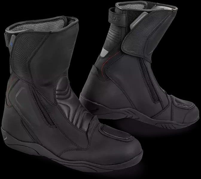 SHIMA TERRA MEN Botas de moto impermeables para hombre (negro, 41