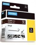 Zdjęcie Dymo Taśma Winylowa 12mm x 5,5m brązowa/biały nadruk - Rzeszów