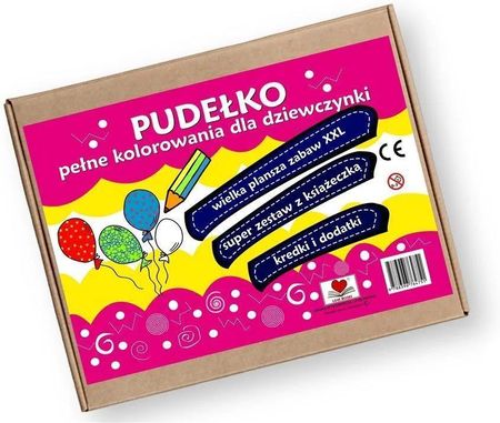 Pudełko pełne kolorowania dla dziewczynki Agnieszka Wileńska