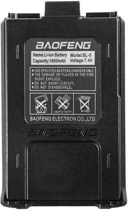 Akumulator Baofeng 1800 mAh do radia UV-5R