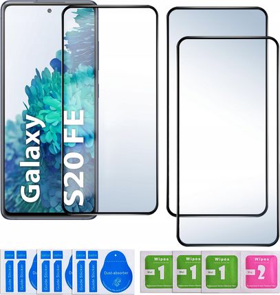 Krainagsm 3X Szkło Hartowane 5D Do Samsung Galaxy S20 Fe Cały Ekran Zestaw 3 Sztuk