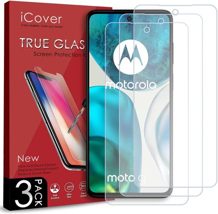 Icover 3Szt Szkło Hartowane Szkiełko Ochronne Do Motorola Moto G52 Na Ekran