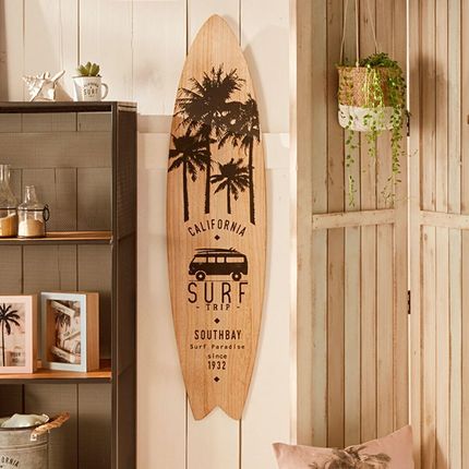 Dekoracja ścienna deska surfingowa