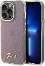 Guess Etui Iml Faceted Mirror Disco Iridescent Do Apple Iphone 15 Pro Różowy